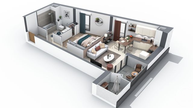 Appartement T2 &agrave; vendre - 2 pi&egrave;ces - 46 m2 - Annecy - 74 - RHONE-ALPES