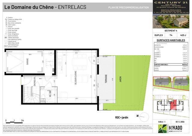Maison &agrave; vendre - 4 pi&egrave;ces - 88,30 m2 - Entrelacs - 73 - RHONE-ALPES