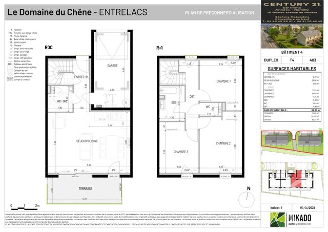 Maison &agrave; vendre - 4 pi&egrave;ces - 88,30 m2 - Entrelacs - 73 - RHONE-ALPES