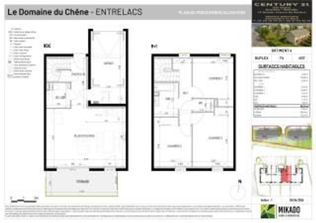 Maison &agrave; vendre - 4 pi&egrave;ces - 88,29 m2 - Entrelacs - 73 - RHONE-ALPES