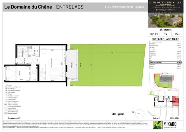 Maison &agrave; vendre - 4 pi&egrave;ces - 88,29 m2 - Entrelacs - 73 - RHONE-ALPES
