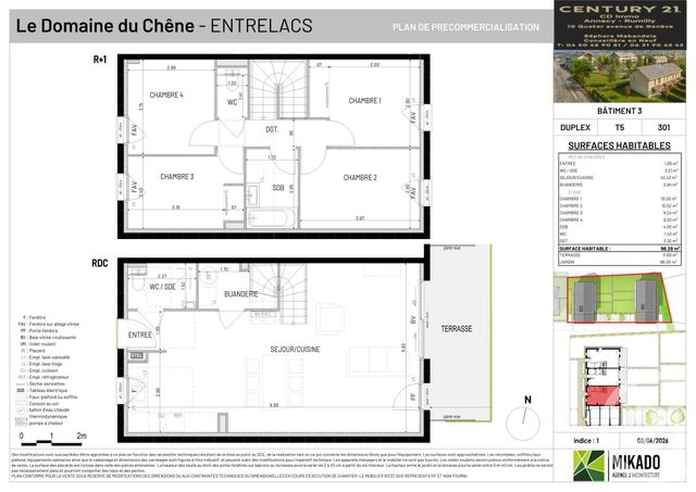 Maison &agrave; vendre - 5 pi&egrave;ces - 98,28 m2 - Entrelacs - 73 - RHONE-ALPES