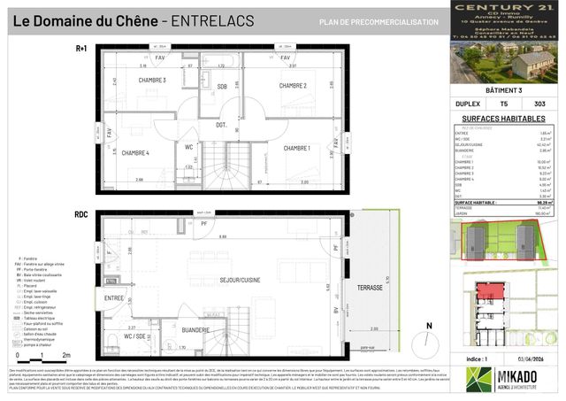 Maison &agrave; vendre - 5 pi&egrave;ces - 98,28 m2 - Entrelacs - 73 - RHONE-ALPES