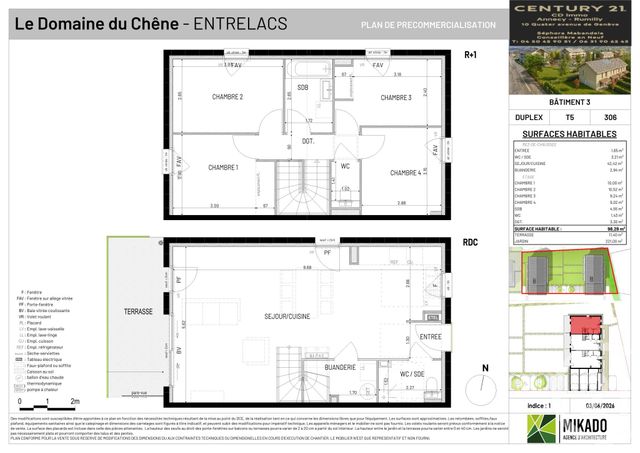 Maison &agrave; vendre - 5 pi&egrave;ces - 98,28 m2 - Entrelacs - 73 - RHONE-ALPES