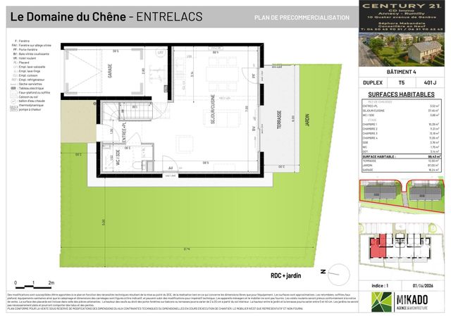Maison &agrave; vendre - 5 pi&egrave;ces - 98,43 m2 - Entrelacs - 73 - RHONE-ALPES