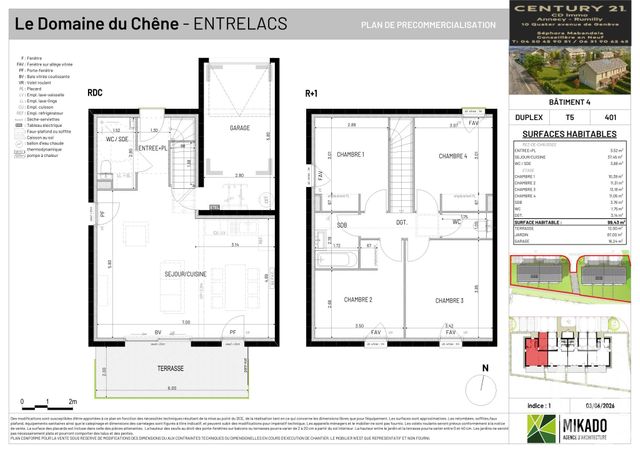 Maison &agrave; vendre - 5 pi&egrave;ces - 98,43 m2 - Entrelacs - 73 - RHONE-ALPES